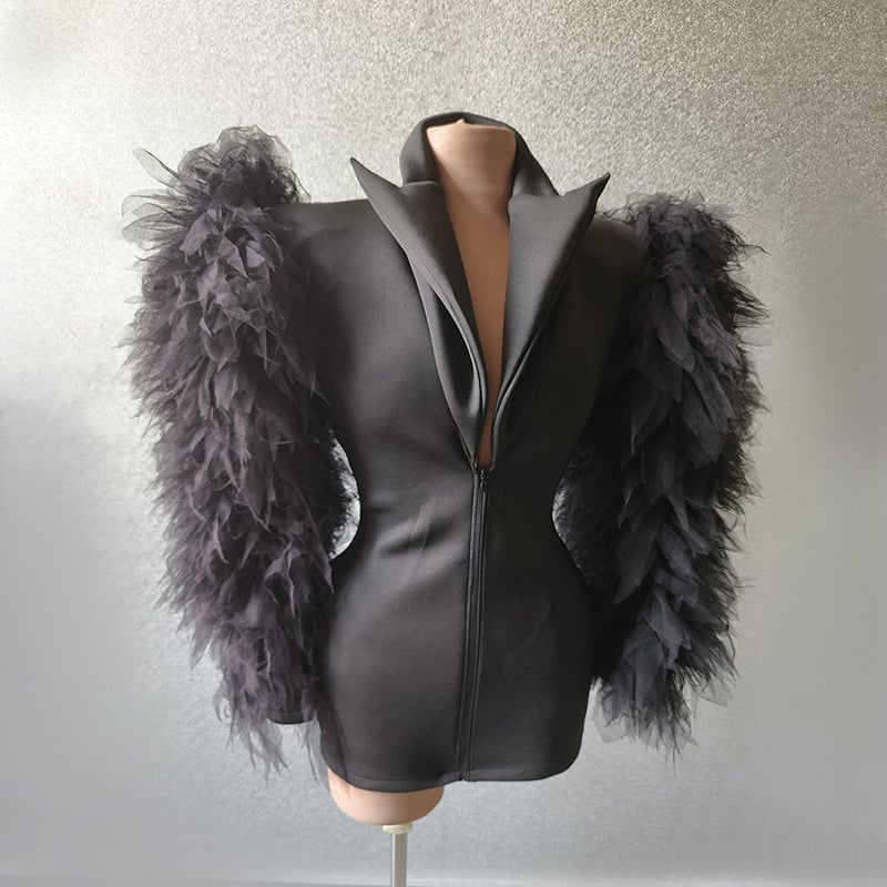 Women's Drop-Shaped Diamond Sequin Business Suit & Dress