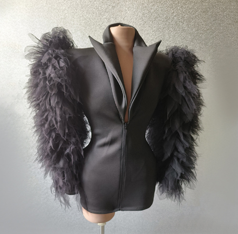 Women's Drop-Shaped Diamond Sequin Business Suit & Dress